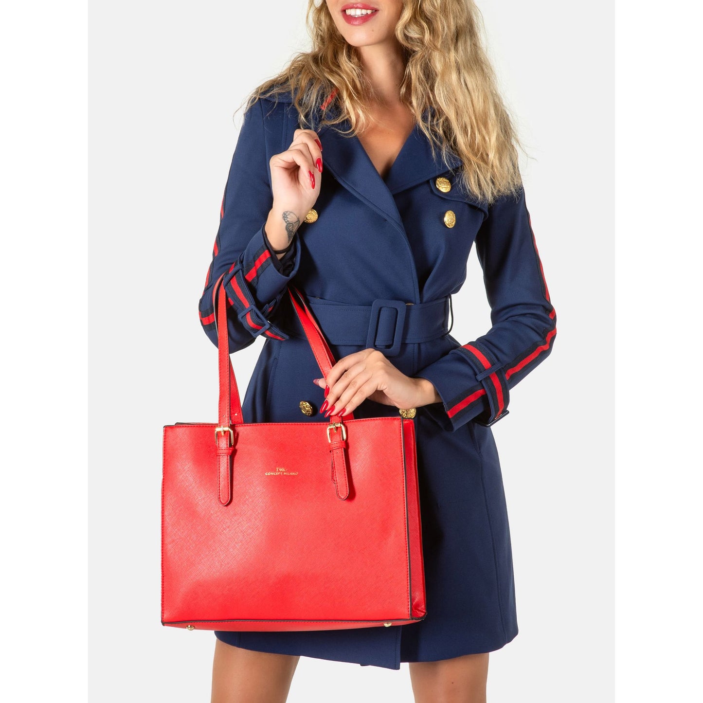 Sac porté épaule en cuir synthétique Twig